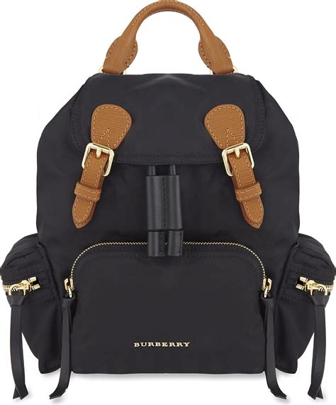 burberry mini backpack black|Burberry backpack black nylon.